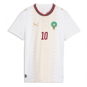 Marokko Brahim Diaz #10 Udebanetrøje Dame VM 2026 Kortærmet